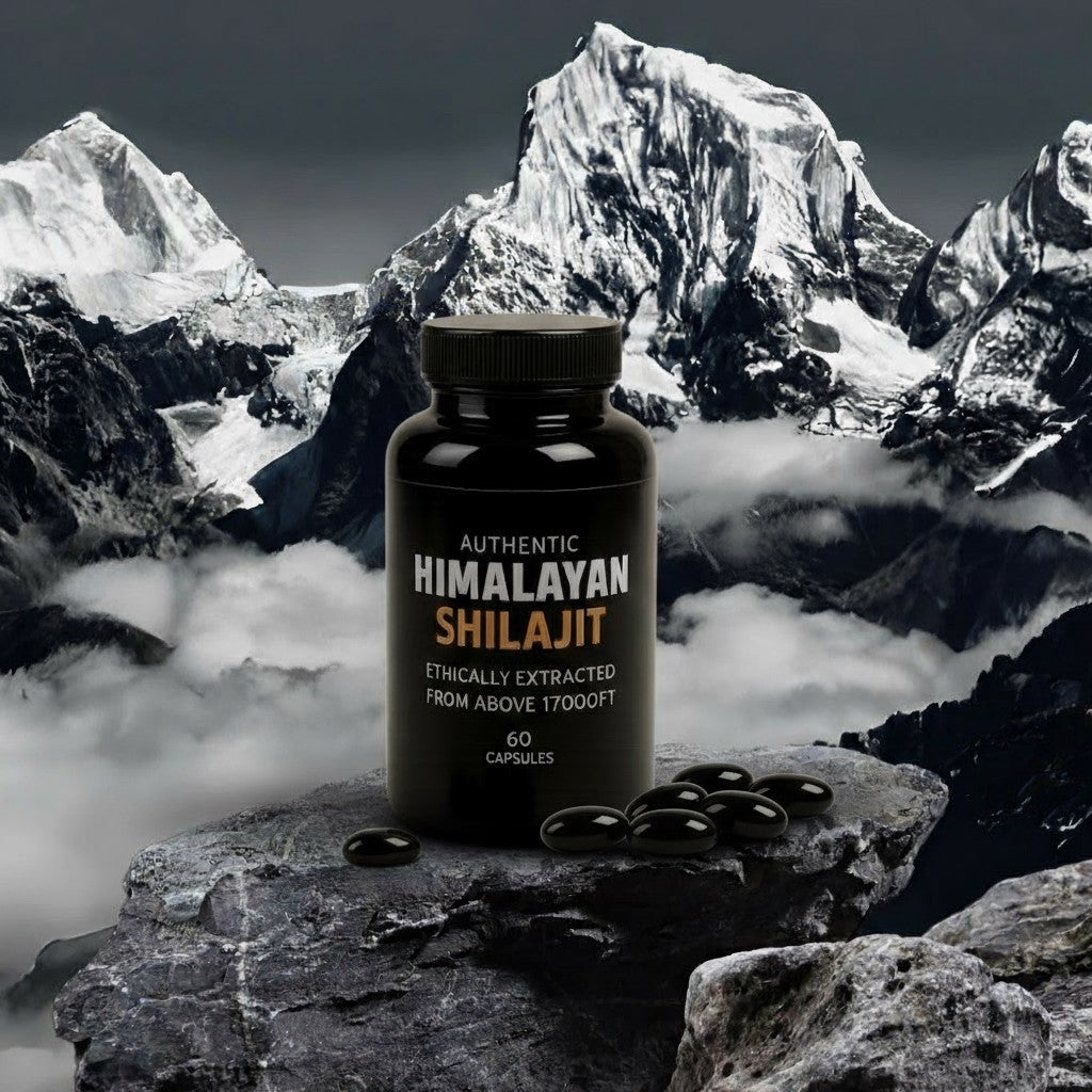 Shilajit en Capsulas – Energía y Vitalidad Natural🏔️